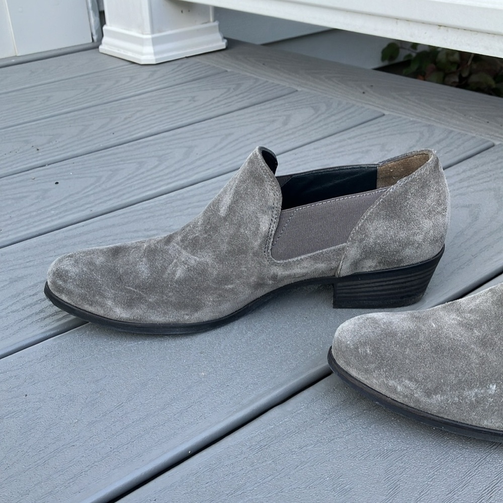 PAUL GREEN Women’s Suede Ankle Boots Grey Size 7 - Picture 4 of 12